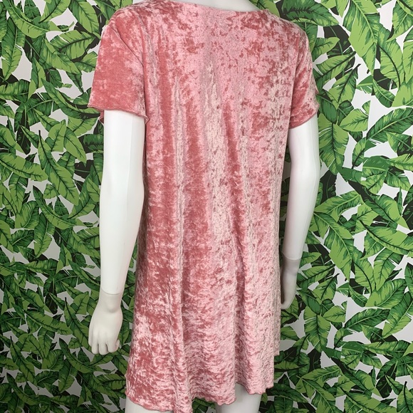 Vintage Gold Label Victoria's Secret Velvet Sleep Shirt Oversized T-Shirt Gown - Picture 3 of 7